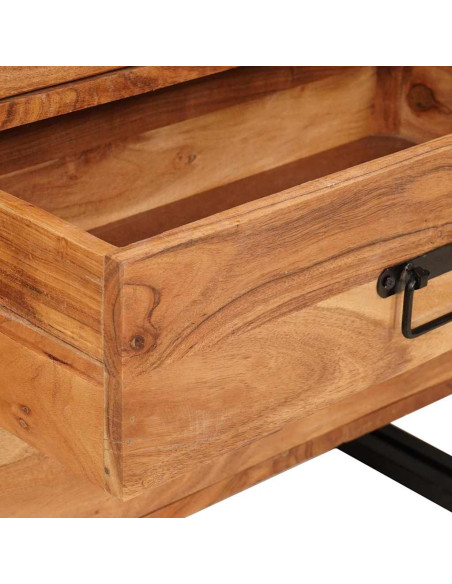 Credenza Marrone 66 x 33 x 70 cm legno massello di acacia