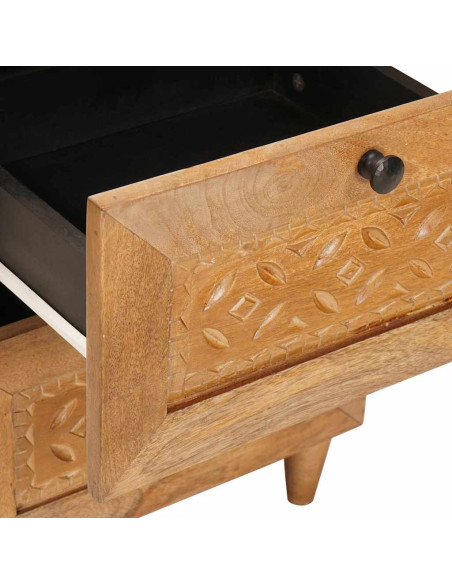 Credenza con cassetto Marrone chiaro 33.5 x 40 x 75 cm