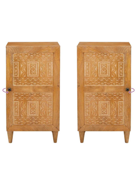 Credenza Marrone chiaro 33.5 x 40 x 75 cm