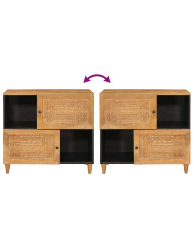 Credenza Marrone chiaro 33.5 x 80 x 75 cm
