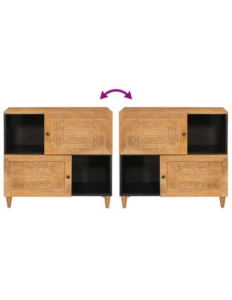 Credenza Marrone chiaro 33.5 x 80 x 75 cm