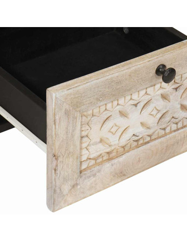 Credenza con cassetto Bianco 33.5 x 40 x 75 cm