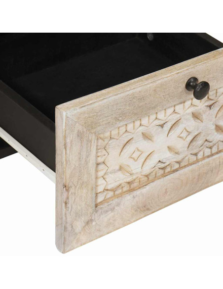 Credenza con cassetto Bianco 33.5 x 40 x 75 cm
