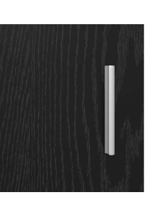 Credenza Rovere nero 40 x 80 x 75 cm Legno multistrato 2