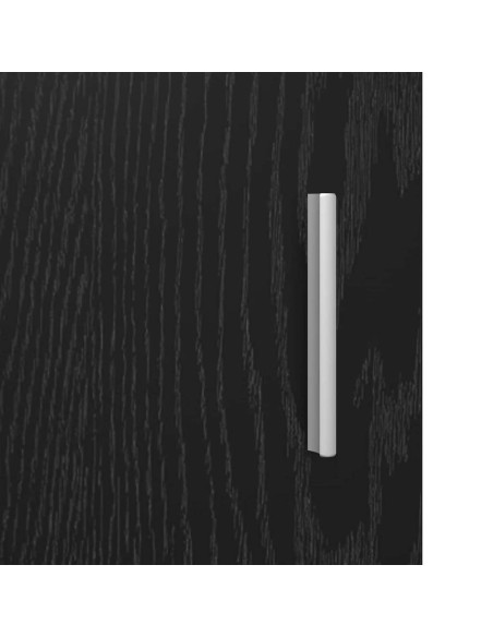 Credenza Rovere nero 40 x 80 x 75 cm Legno multistrato