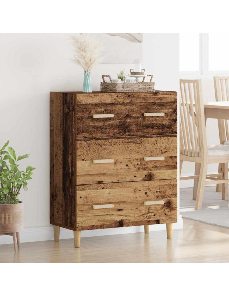 Credenza Legno vecchio 34 x 69.5 x 90 cm Legno multistrato