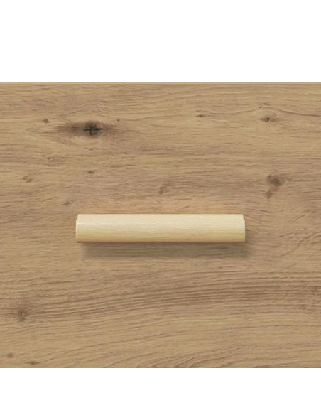 Credenza rovere artigianale 34 x 69.5 x 90 cm Legno multistrato