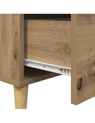 Credenza rovere artigianale 34 x 69.5 x 90 cm Legno multistrato