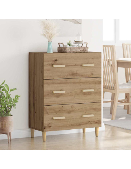 Credenza rovere artigianale 34 x 69.5 x 90 cm Legno multistrato