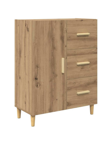Credenza rovere artigianale 34 x 69.5 x 90 cm Legno multistrato