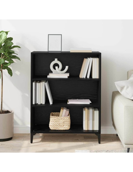 Credenza Rovere nero 32.5 x 69.5 x 90 cm Legno multistrato