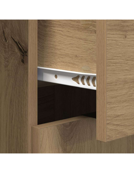 Credenza rovere artigianale 60 x 30 x 70 cm Legno multistrato