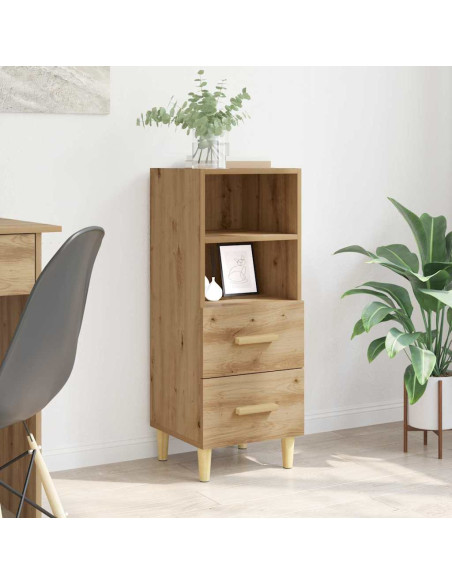 Credenza rovere artigianale 34 x 34,5 x 90 cm Legno multistrato