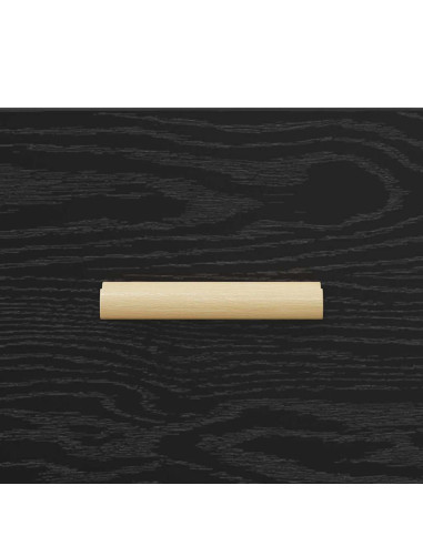 Credenza Rovere nero 34 x 34,5 x 90 cm Legno multistrato
