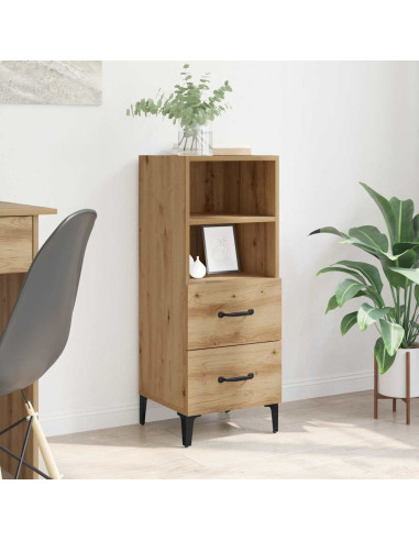 Credenza rovere artigianale 34 x 34.5 x 90 cm Legno multistrato