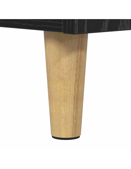 Credenza Rovere nero 32.5 x 34.5 x 90 cm Legno multistrato