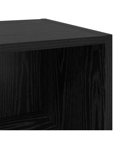 Credenza Rovere nero 32.5 x 34.5 x 90 cm Legno multistrato