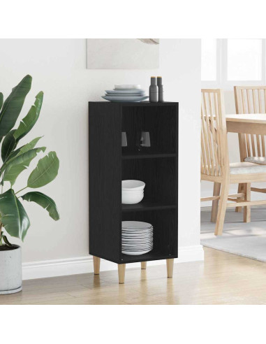Credenza Rovere nero 32.5 x 34.5 x 90 cm Legno multistrato