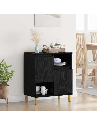 Credenza Rovere nero 35 x 60 x 70 cm Legno multistrato