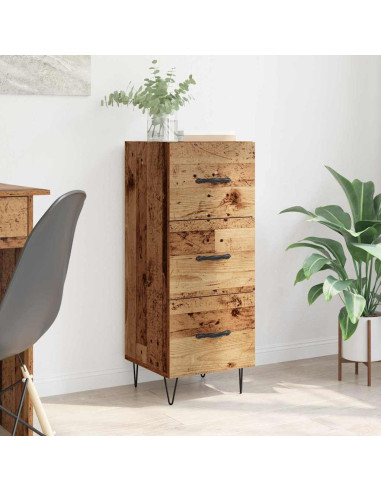 Credenza Legno vecchio 34 x 34.5 x 90 cm Legno multistrato