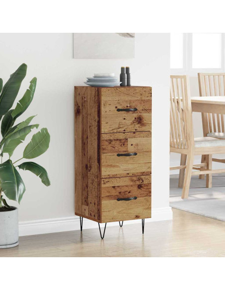 Credenza Legno vecchio 34 x 34.5 x 90 cm Legno multistrato