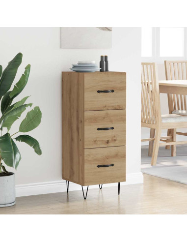 Credenza rovere artigianale 34 x 34.5 x 90 cm Legno multistrato