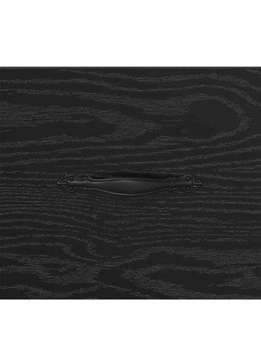 Credenza Rovere nero 34 x 34.5 x 90 cm Legno multistrato