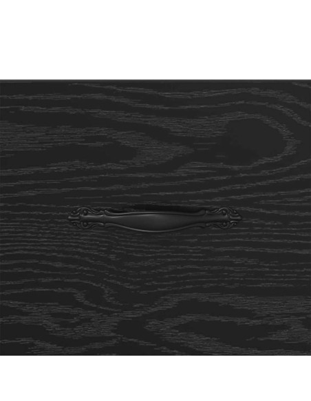 Credenza Rovere nero 34 x 34.5 x 90 cm Legno multistrato