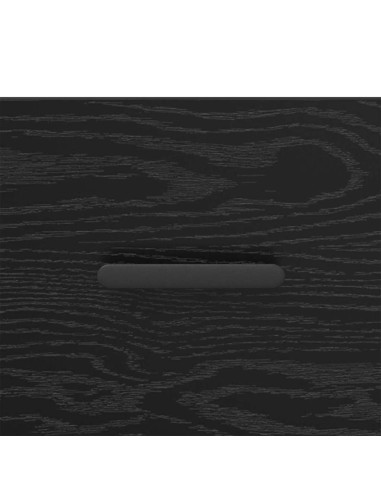 Credenza Rovere nero 34 x 34,5 x 90 cm Legno multistrato