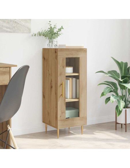 Credenza rovere artigianale 34 x 34,5 x 90 cm Legno multistrato