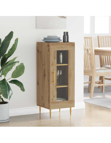 Credenza rovere artigianale 34 x 34,5 x 90 cm Legno multistrato