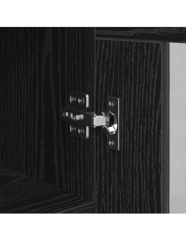 Credenza Rovere nero 34 x 34,5 x 90 cm Legno multistrato
