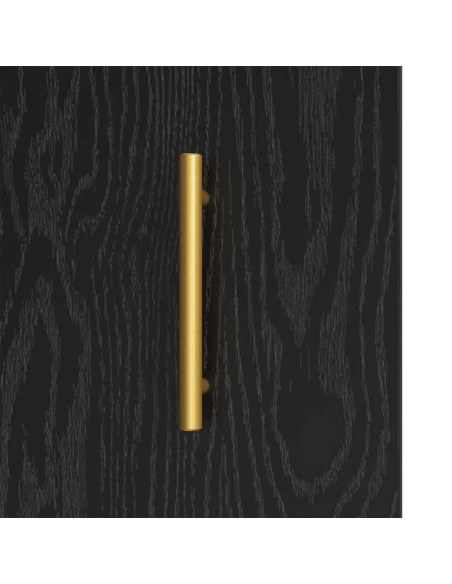 Credenza Rovere nero 34 x 34,5 x 90 cm Legno multistrato
