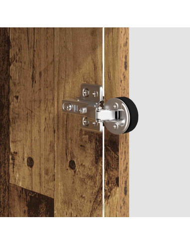 Credenza Legno vecchio 35 x 37 x 76 cm Legno multistrato