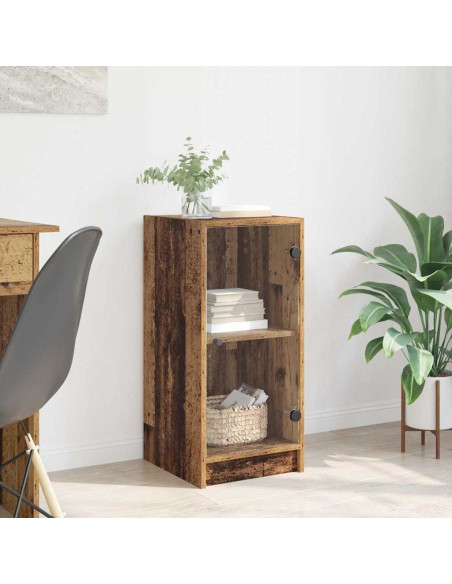 Credenza Legno vecchio 35 x 37 x 76 cm Legno multistrato