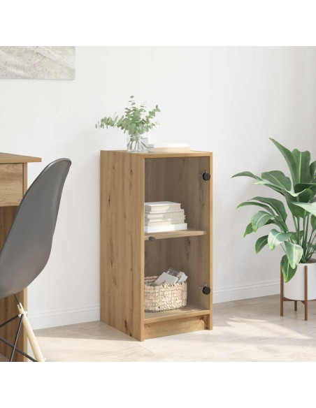 Credenza rovere artigianale 35 x 37 x 76 cm Legno multistrato