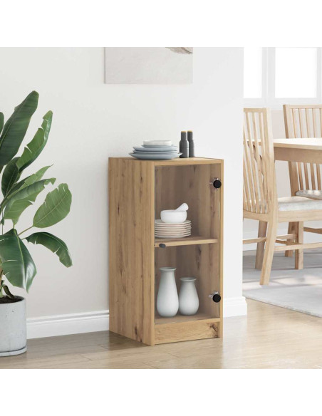 Credenza rovere artigianale 35 x 37 x 76 cm Legno multistrato