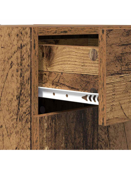 Credenza rovere artigianale 42,5 x 40 x 93 cm Legno multistrato