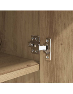 Credenza Rovere nero 42,5 x 40 x 93 cm Legno multistrato 2