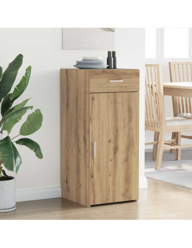 Credenza Rovere nero 42,5 x 40 x 93 cm Legno multistrato