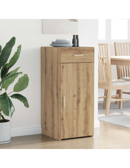 Credenza Rovere nero 42,5 x 40 x 93 cm Legno multistrato