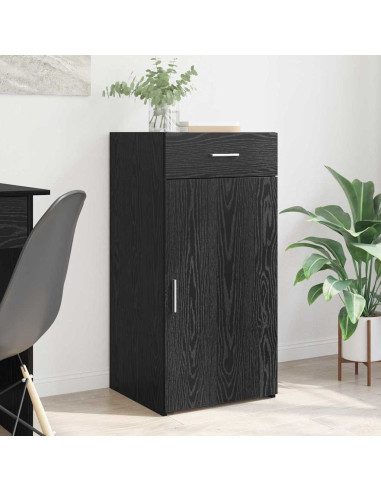 Credenza Rovere nero 42,5 x 40 x 93 cm Legno multistrato