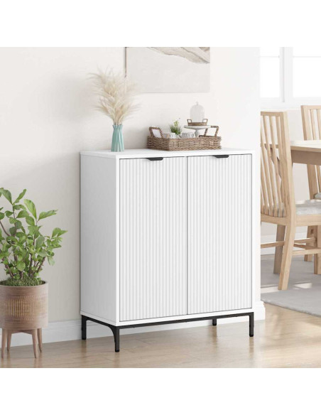 Credenza Bianco 69.5 x 33 x 82 cm Legno multistrato