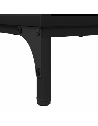 Credenza Nero 69.5 x 33 x 82 cm Legno multistrato