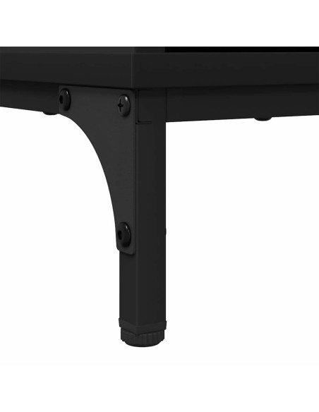 Credenza Nero 69.5 x 33 x 82 cm Legno multistrato