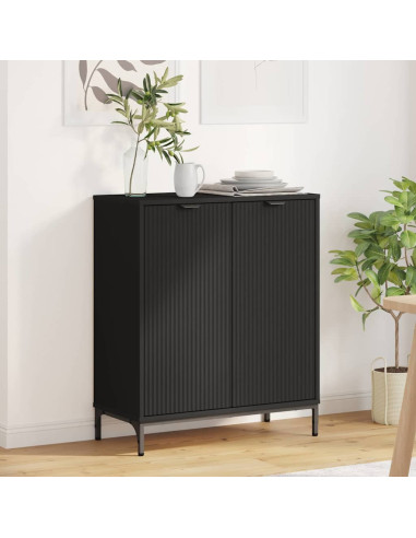 Credenza Nero 69.5 x 33 x 82 cm Legno multistrato