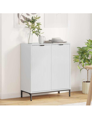 Credenza Bianco lucido 69.5 x 33 x 82 cm Legno multistrato
