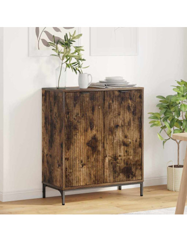 Credenza Rovere fumo 69.5 x 33 x 82 cm Legno multistrato