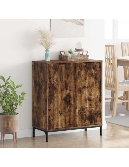 Credenza Rovere fumo 69.5 x 33 x 82 cm Legno multistrato