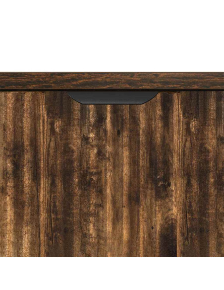 Credenza Rovere fumo 79.5 x 33 x 82 cm Legno multistrato